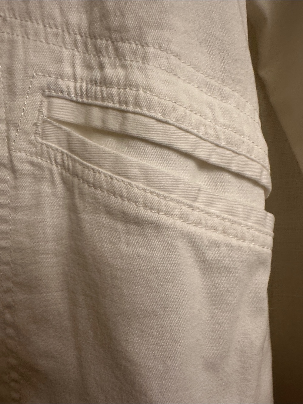 Maurices Cream Button-Front Utility Jacket - Picture 3 of 6
